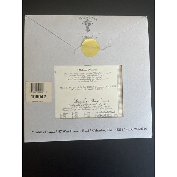 Mirabilia “Santa’s Magic” Cross Stitch Design by Nora Corbett 1995 Chart Only - Picture 3 of 4